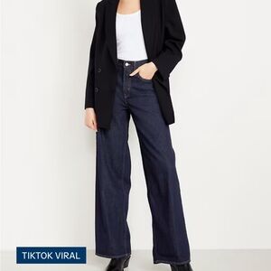 Old Navy High Waisted Baggy Wide Leg Jeans